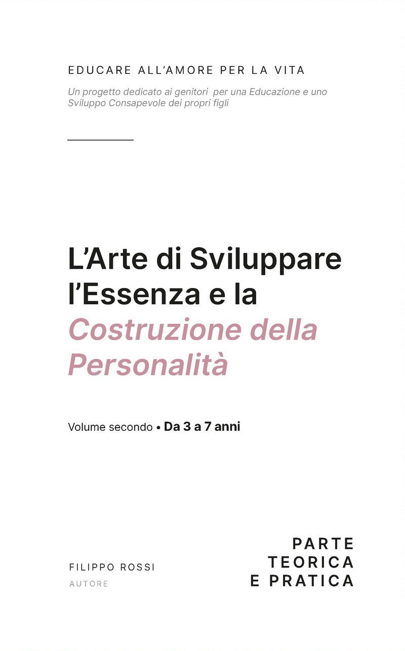 Portada del libro L'Arte di Sviluppare l'Essenza e la Costruzione della Personalità
