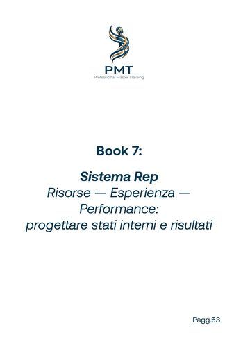 Cover of Book 7: Sistema Rep Risorse — Esperienza — Performance: progettare stati interni e risultati