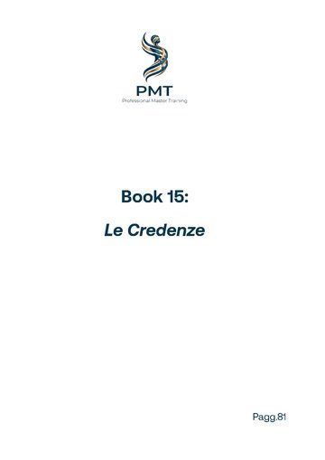 Cover of Book 15: Le Credenze